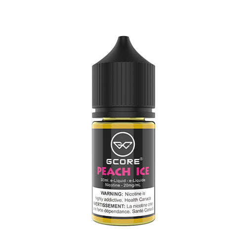 GCORE E-JUICES PEACH ICE SALTS (30ML) MISTER VAPOR