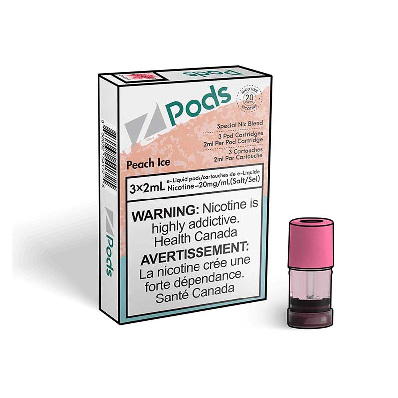 Z Pods Peach Ice 2% Special Nic Blend