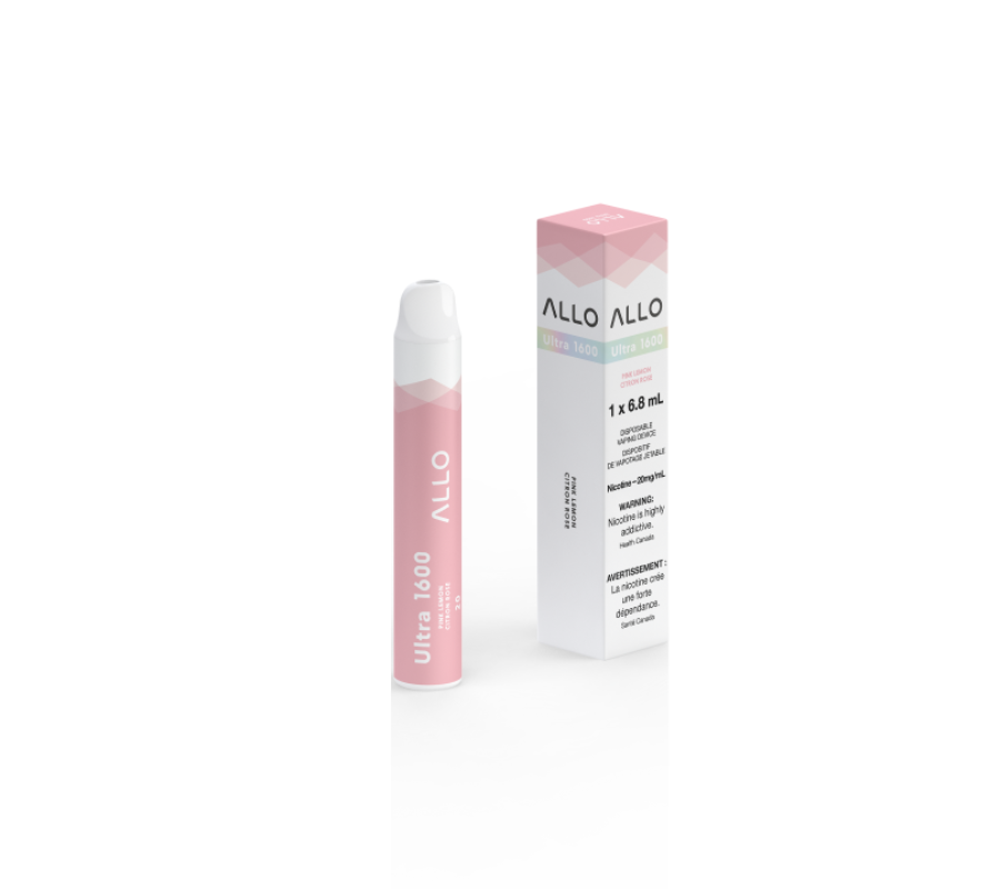 ALLO ULTRA 1600 PINK LEMON MISTER VAPOR