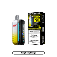 Oxbar M120K Dispoable Vape - Raspberry Mango, 30mL