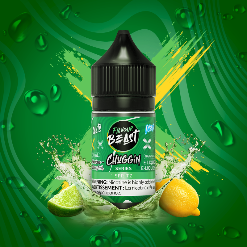 BUY FLAVOUR BEAST CHUGGIN E-LIQUID SPRITZ SALT AT MISTER VAPOR BURLINGTON