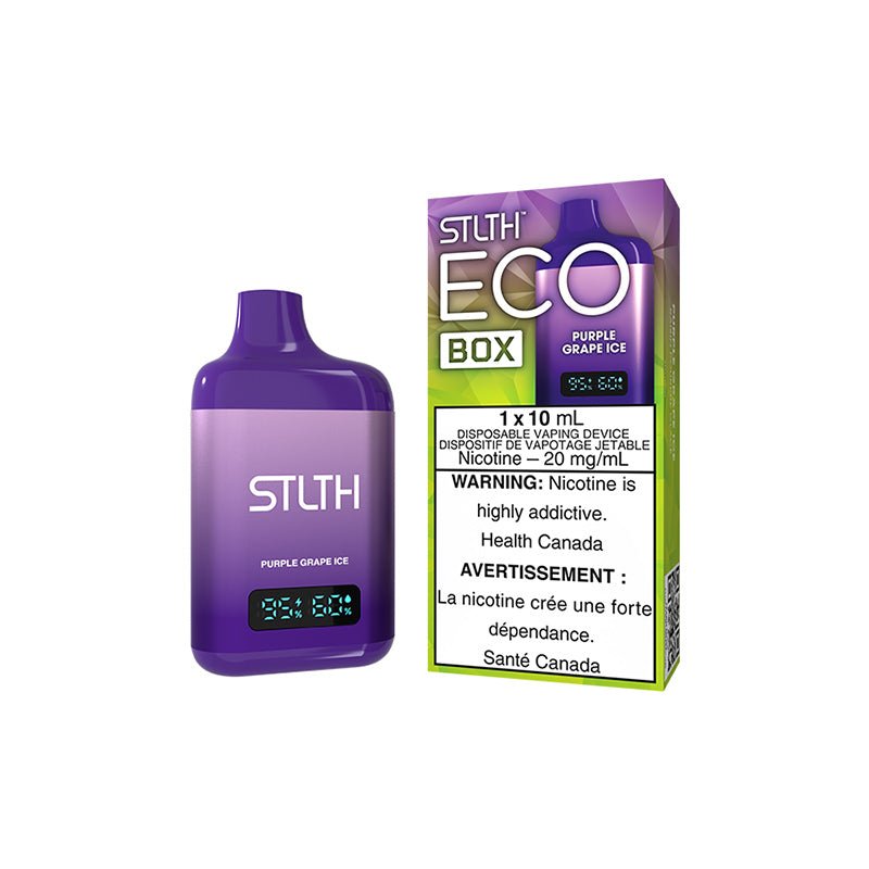 STLTH Eco Box Purple Grape Ice Disposable Vape - DISPOSABLE - Mister Vapor