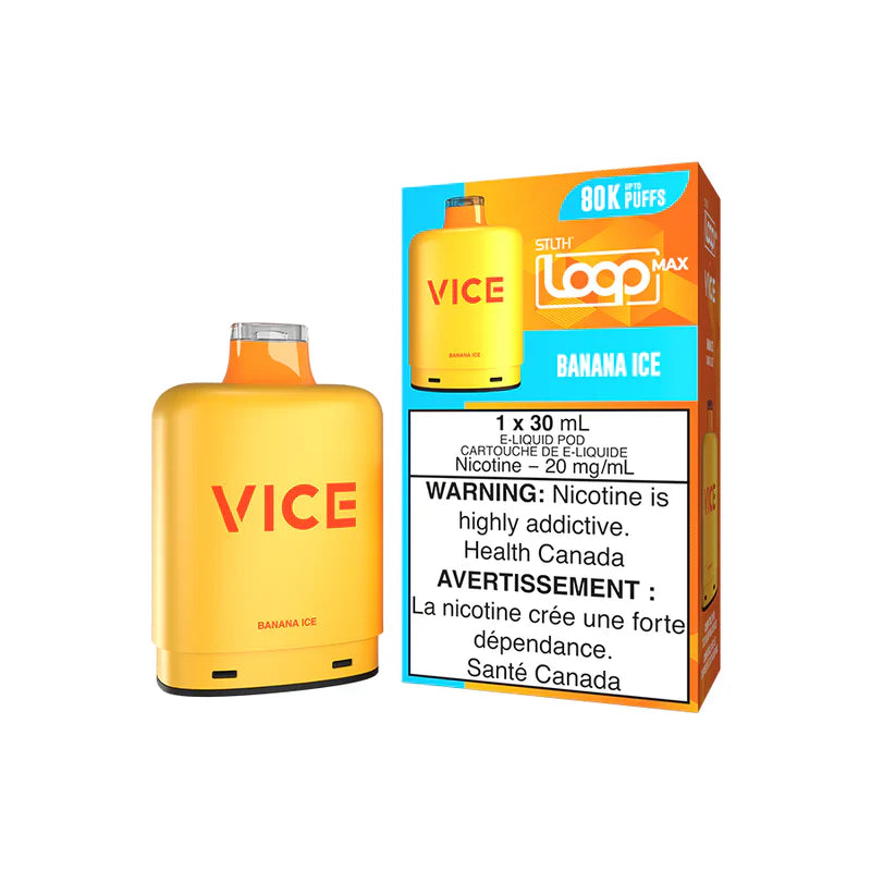 STLTH Loop Max X Vice - Banana Ice 80K Pod