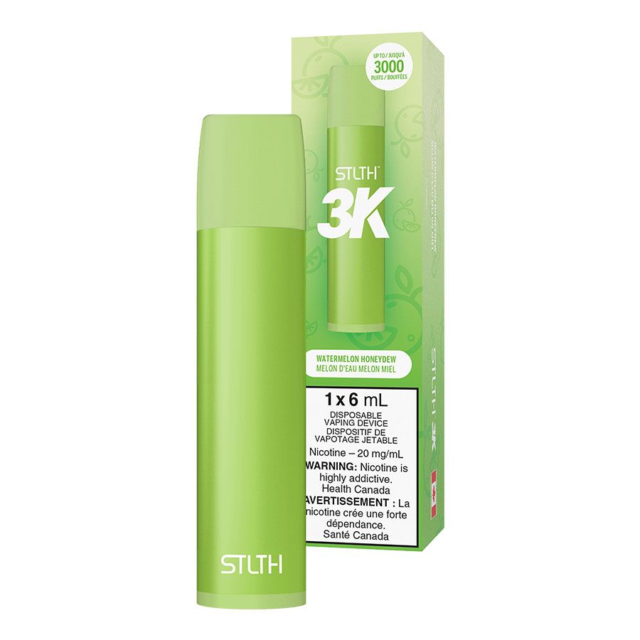 NEWEST STLTH 3K WATERMELON HONEYDEW DISPOSABLE VAPE MISTER VAPOR ONTARIO CANADA , WEST END, ETOBICOKE, TORONTO AND BURLINGTON