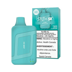 BUY NOW STLTH K5 BOX ICE MINT DISPOSABLE VAPE AT MISTER VAPOR CANADA THE BEST ONLINE VAPE STORE