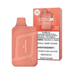 VAPE  SHOP NEAR ME, STLTH K5 BOX ORANGE PEACH ICE DISPOSABLE VAPE AT MISTER VAPOR CANADA THE BEST ONLINE VAPE STORE