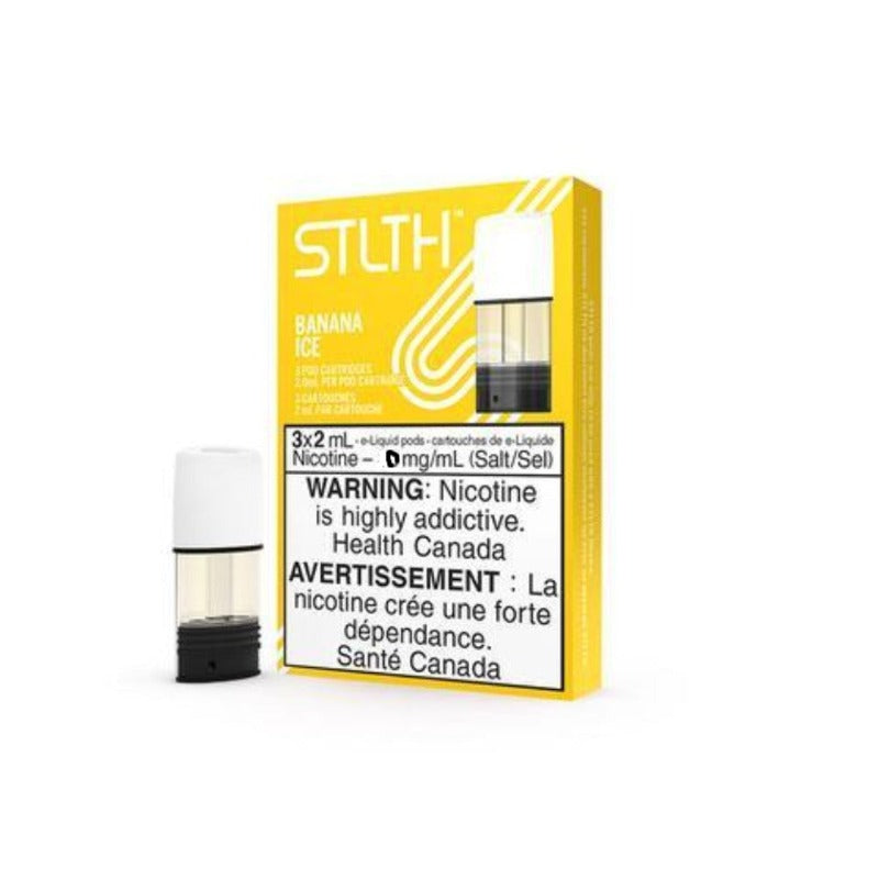 #1 NICOTINE FREE STLTH POD PACK BANANA ICE at Mister Vapor Alberta