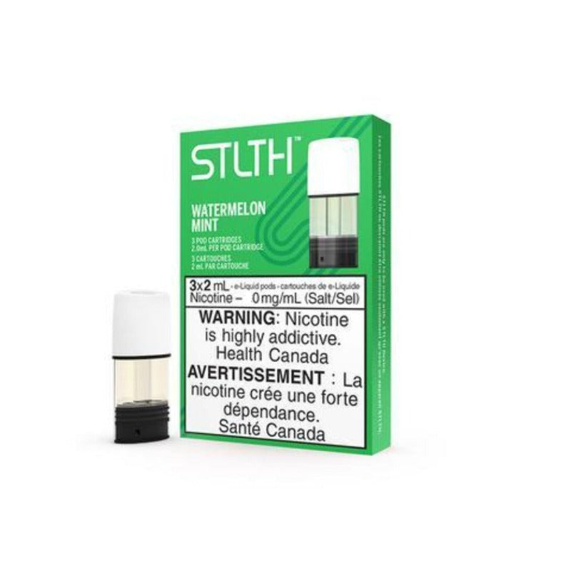 NICOTINE FREE STLTH WATERMELON MINT PODS SASKATOON, FREDERICTON CANADA