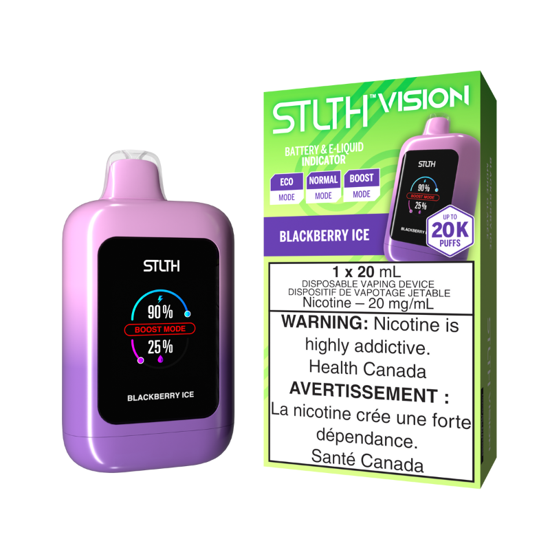 STLTH VISION (20k) BLACKBERRY ICE DISPOSABLE VAPE