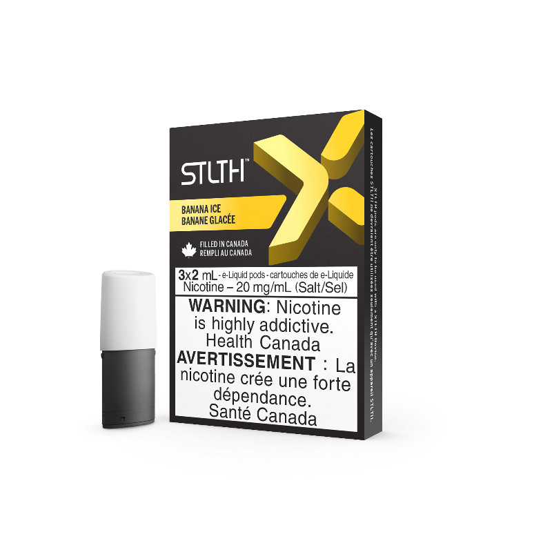 STLTH X BANANA ICE PODS (3 PACK) MISTER VAPOR