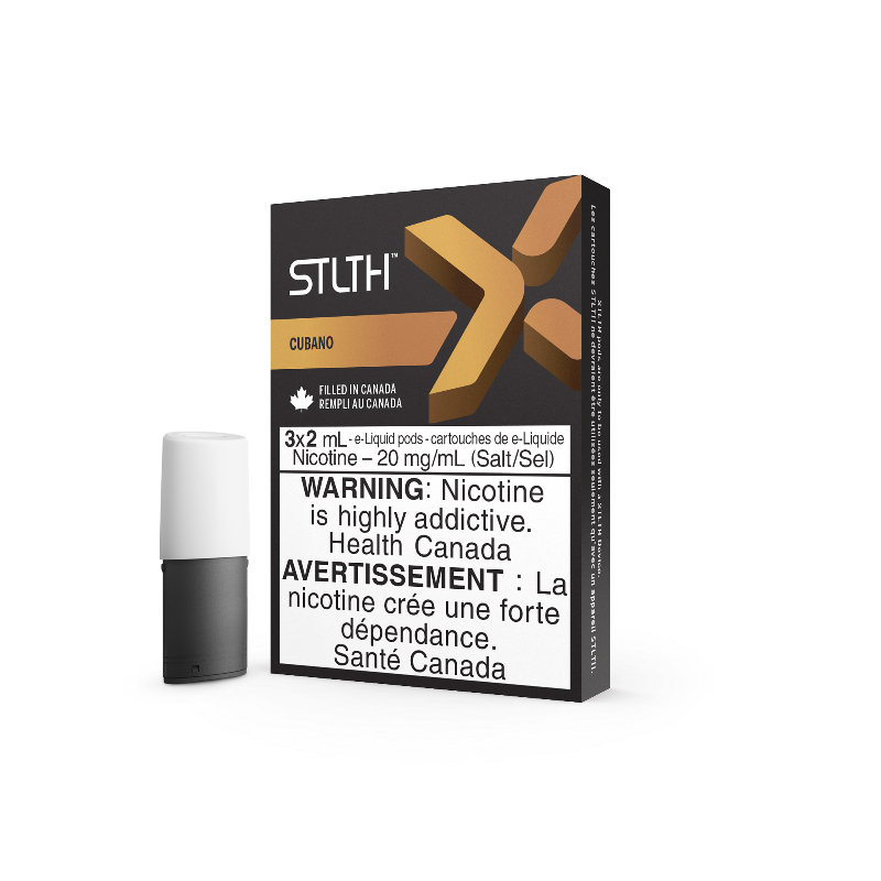 STLTH X CUBANO PODS (3 PACK) MISTER VAPOR 