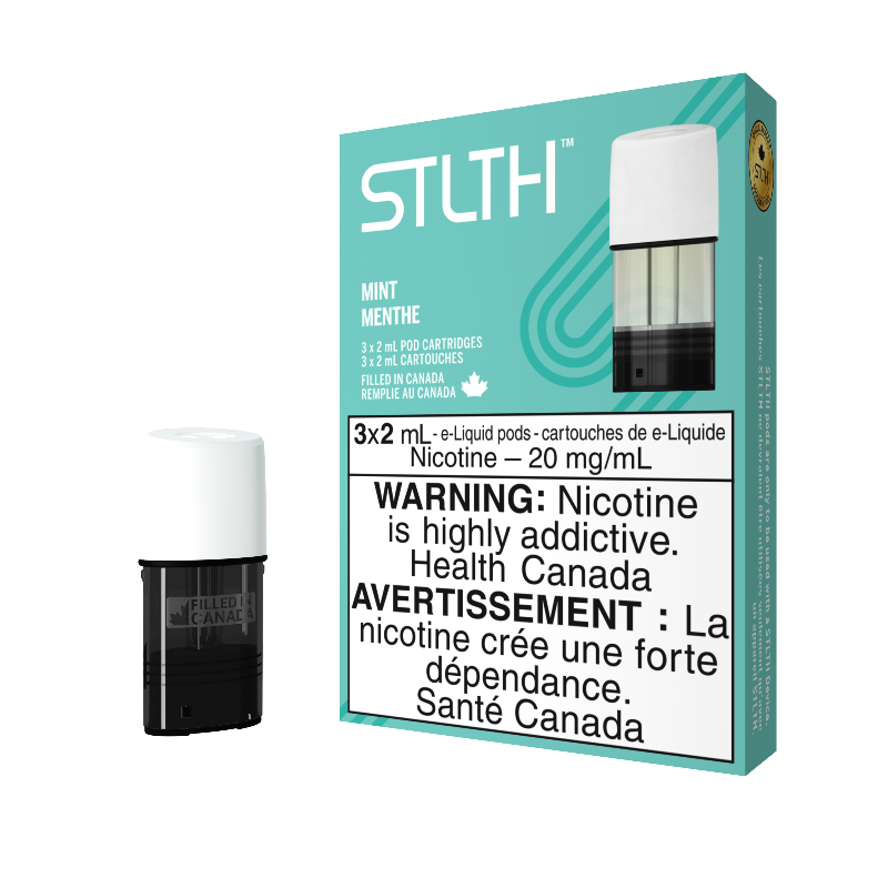 The best vape shop to buy STLTH POD PACK MINT (3 PACK) online shop and fast delivery ST.CLAIR AVE, JUNCTION,HIGH PARK,BLOOR WEST, DOWNTOWN, GTA,SCARBOROUGH,VAUGHAN,TORONTO,NORTH YORK,YORK, ETOBICOKE, BURLINTON, HALTON, MISSISSAUGA, HAMILTON, QUEBEC CITY,VANCOUVER, MONTREAL, CALGARY, OTTAWA, EDMONTON, WINNIPEG, VICTORIA, SASKATOON, REGINA, HALIFAX, ST.JOHN'S ,ONTARIO, FREDERICTON CANADA