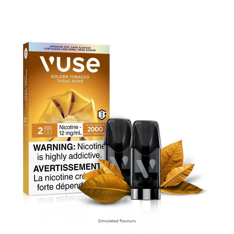 VUSE GOLDEN TOBACCO ePOD POD 12MG