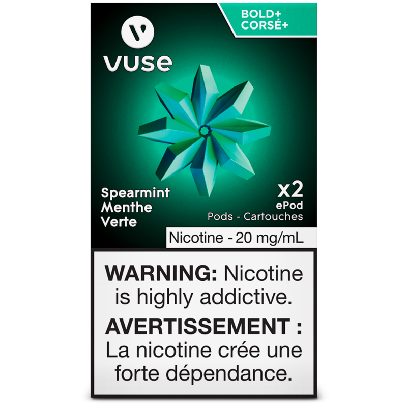 VUSE FRESH SPEARMINT ePOD POD BOLD 1.8% MISTER VAPOR