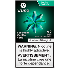 VUSE FRESH SPEARMINT ePOD POD BOLD 1.8% MISTER VAPOR