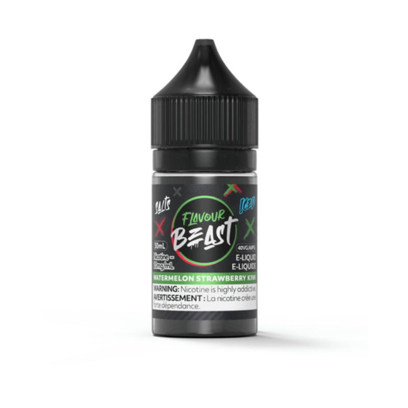 Flavour Beast E-Liquid Watermelon Strawberry Kiwi Iced Salt