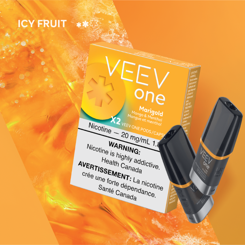 1. VAPE SHOP VEEV ONE MARIGOLD PODS (2PK) AT MISTER VAPOR TORONTO, BURLINGTON