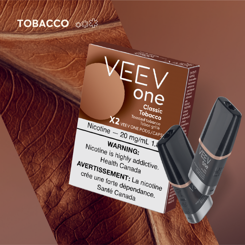 GET NEW VEEV ONE CLASSIC TOBACCO PODS (2PK) AT MISTER VAPOR TORONTO, BURLINGTON