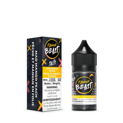 TRY THE NEW FLAVOUR BEAST E-LIQUID MAD MANGO PEACH SALT AT MISTER VAPOR CANADA