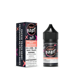 BEST SELLING FLAVOUR BEAST E-LIQUID PACKIN' PEACH BERRY SALT AT MISTER VAPOR CANADA