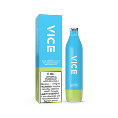 BUY NEW VICE 2500 BLUE RAZZ MELON ICE NICOTINE FREE DISPOSABLE AT MISTER VAPOR TORONTO, BURLINGTON, GTA