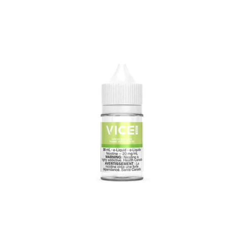 BEST ONLINE VAPE SHOP VICE SALT GREEN APPLE ICE E-LIQUIDS AT MISTER VAPOR CANADA