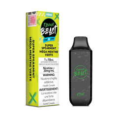 BEST VAPE SHOP CARRYING FLAVOUR BEAST SUPER SPEARMINT FLOW DISPOSABLE VAPE MISTER VAPOR CANADA