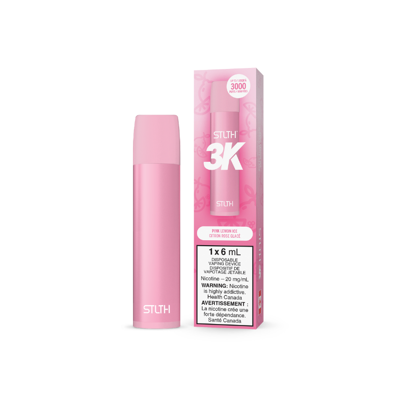 BEST VAPE SHOP WITH DELIVERY STLTH 3K PINK LEMON ICE DISPOSABLE VAPE (3000 PUFFS) MISTER VAPOR ONTARIO CANADA , YORK, ETOBICOKE, TORONTO AND BURLINGTON