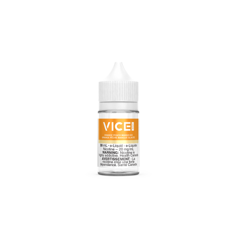 BEST RATED VAPE SHOP VICE SALT ORANGE PEACH MANGO ICE E-LIQUIDS AT MISTER VAPOR CANADA