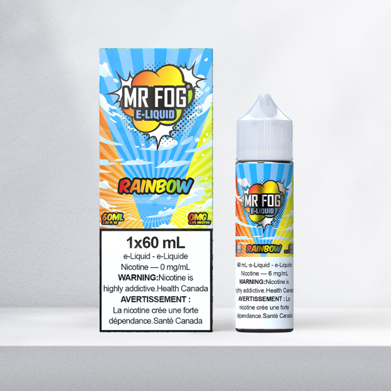 1. BEST VAPE SHOP NEAR ME MR. FOG E-LIQUIDS RAINBOW (60ML) AT MISTER VAPOR