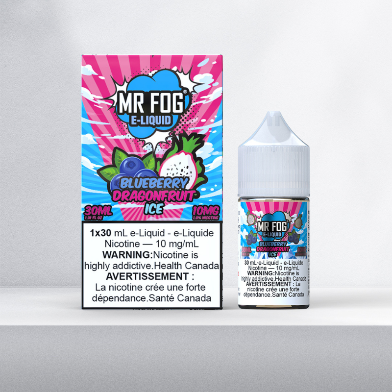 #1 VAPE STORE WITH SAME-DAY SHIPPING MR. FOG E-LIQUIDS BLUEBERRY DRAGONFRUIT ICE SALTS (30ML) AT MISTER VAPOR CANADA