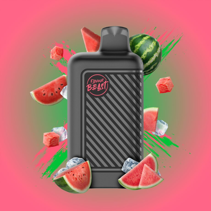 #1 VAPE SHOP IN TORONTO BEAST MODE 8K BY FLAVOUR BEAST WEEKEND WATERMELON ICED DISPOSABLE VAPE AT MISTER VAPOR CANADA