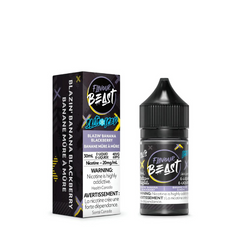 1. BEST ONLINE VAPE FLAVOUR BEAST E-LIQUID BLAZIN' BANANA BLACKBERRY ICED 20MG SALT AT MISTER VAPOR