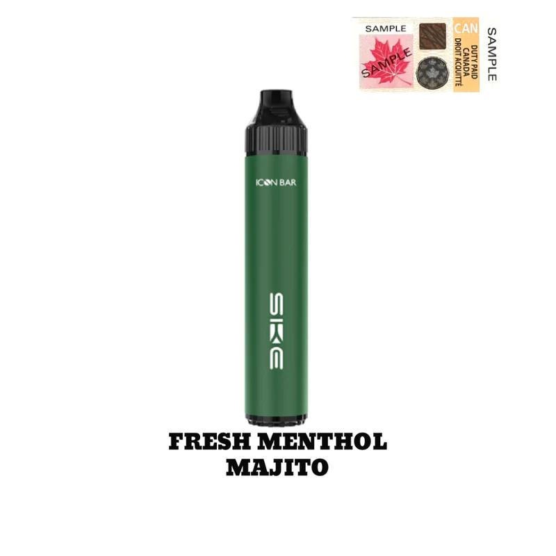 ICON BAR FRESH MENTHOL MOJITO DISPOSABLE VAPE (2000 PUFFS) – Mister ...