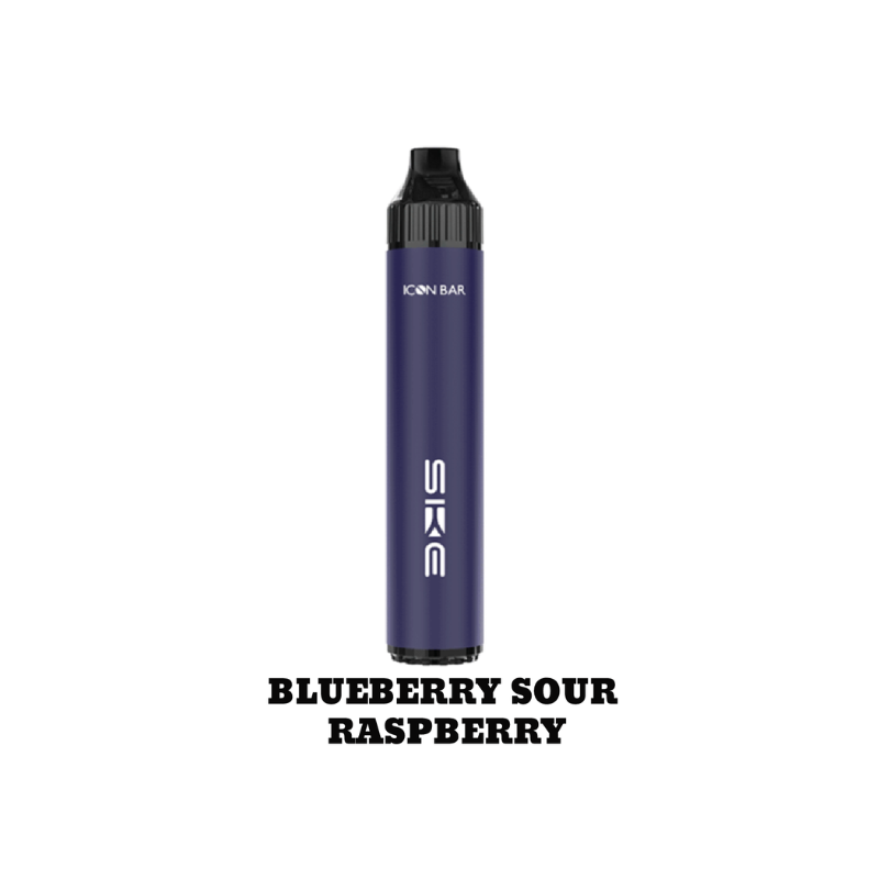 #1 VAPE SHOP NEAR ME SELLING ICON BAR BLUEBERRY SOUR RASPBERRY DISPOSABLE VAPE AT MISTER VAPOR CANADA