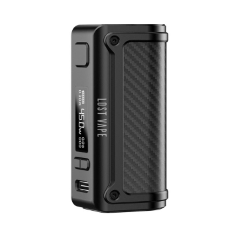 LOST VAPE THELEMA MINI 45W BOX MOD 1500mAH The Lost Vape Thelema Mini 45W Mod, a new generation of tank mods &amp; pod mods with maximum 45W power. The cuter-mini size and built-in 1500mAh battery integrate harmony for satisfying a long-lasting vaping experience.