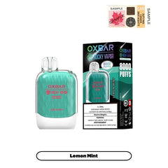 OXBAR G8000 LEMON MINT DISPOSABLE VAPE (8000 PUFFs)