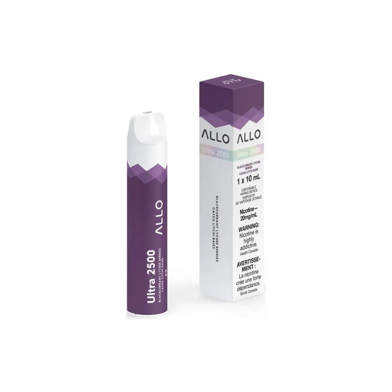 ALLO ULTRA 2500 BLACKCURRANT LYCHEE BERRIES DISPOSABLE MISTER VAPOR