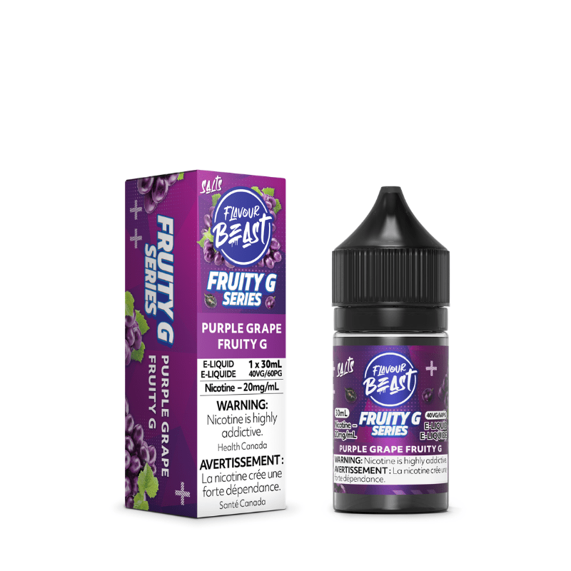 Flavour Beast Fruity G Series E-Liquid Purple Grape Salt - E-Liquid - Mister Vapor