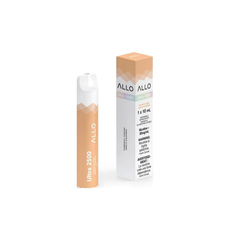 ALLO ULTRA 2500 PINEAPPLE CITRUS DISPOSABLE M,ISTER VAPOR