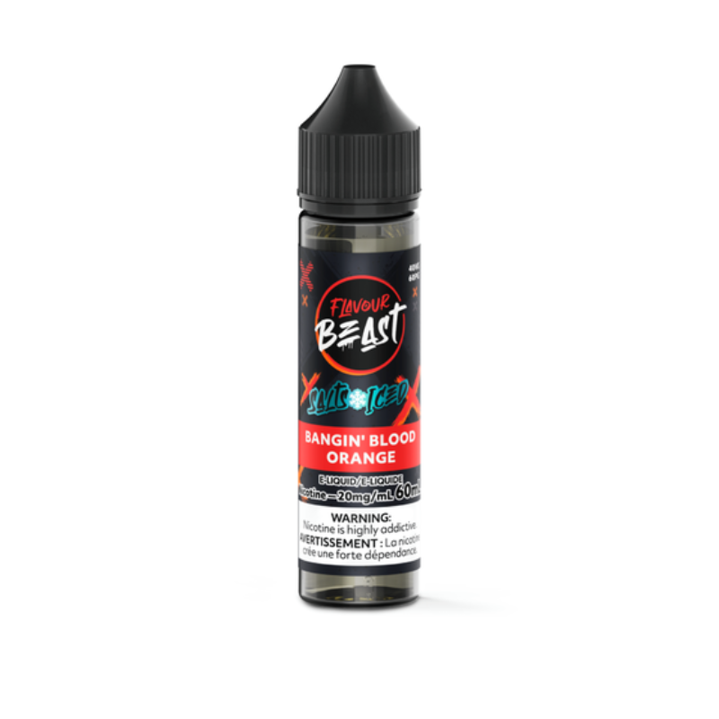 FLAVOUR BEAST E-LIQUID BANGIN' BLOOD ORANGE ICED SALT (60ML)