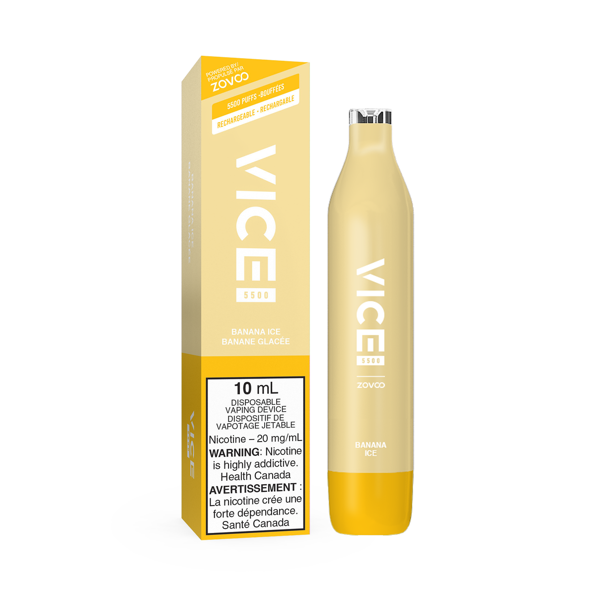 VICE 5500 BANANA ICE DISPOSABLE