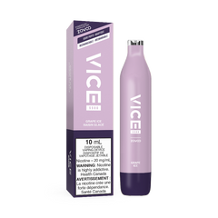 BEST ONLINE VAPE SHOP VICE 5500 GRAPE ICE DISPOSABLE 