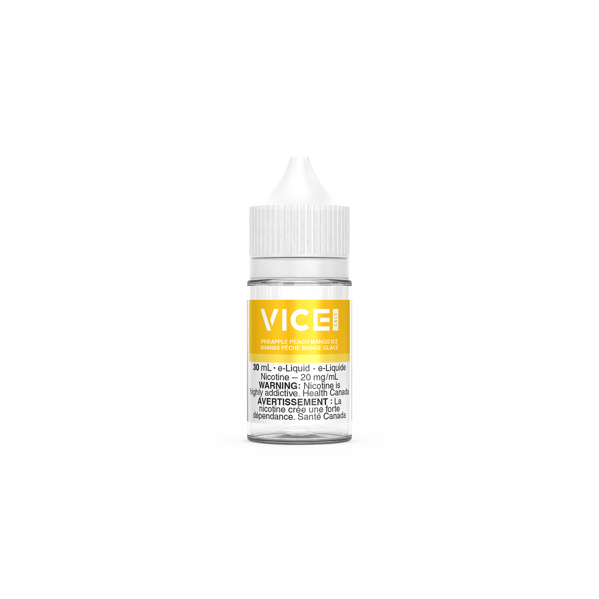 BEST RATED VAPE SHOP VICE SALT PINEAPPLE PEACH MANGO ICE E-LIQUIDS AT MISTER VAPOR CANADA