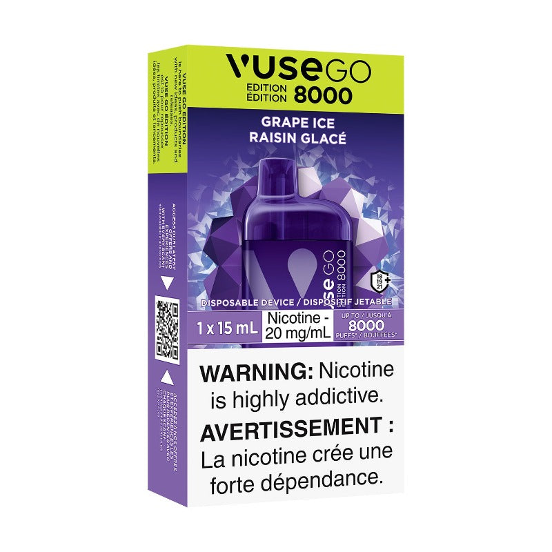 #1 VUSE GO EDITION 8000 DISPOSABLE VAPE AT MISTER VAPOR CANADA