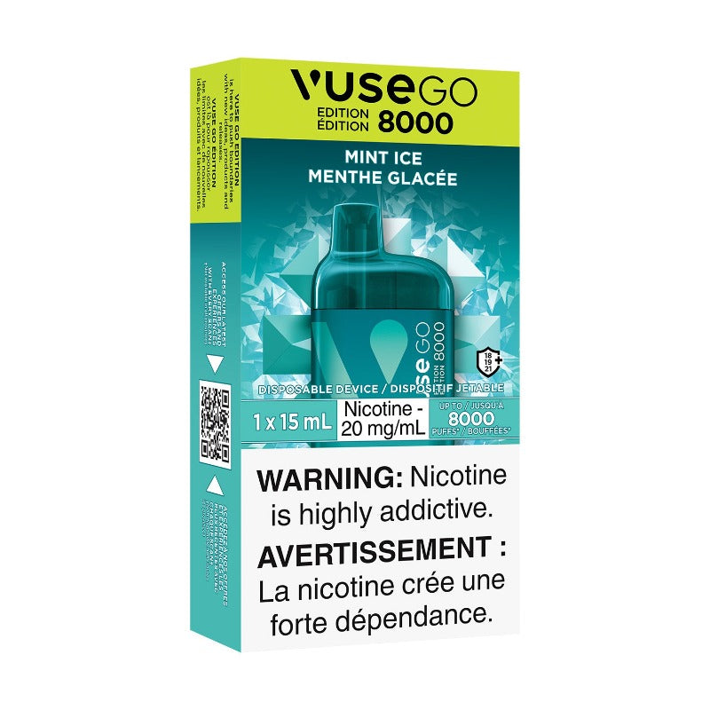 #1 VUSE GO EDITION 8000 DISPOSABLE VAPE AT MISTER VAPOR CANADA