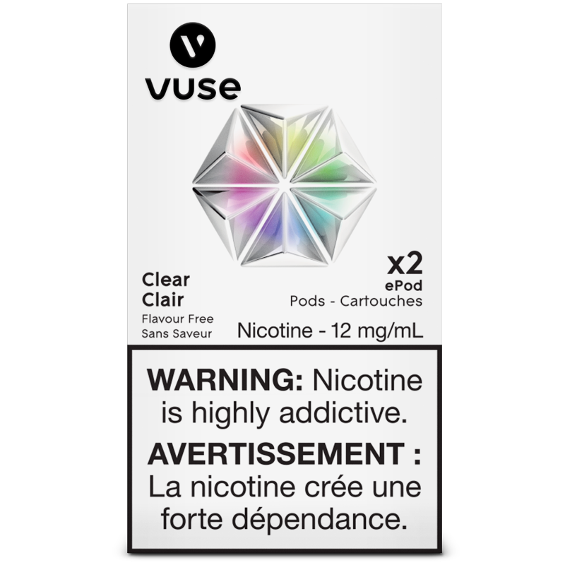 VUSE CLEAR 12MG ePOD POD MISTER VAPOR