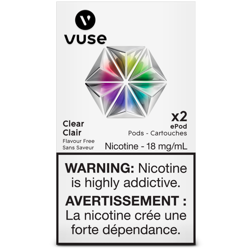 VUSE CLEAR 1.6%(18MG) ePOD POD MISTER VAPOR