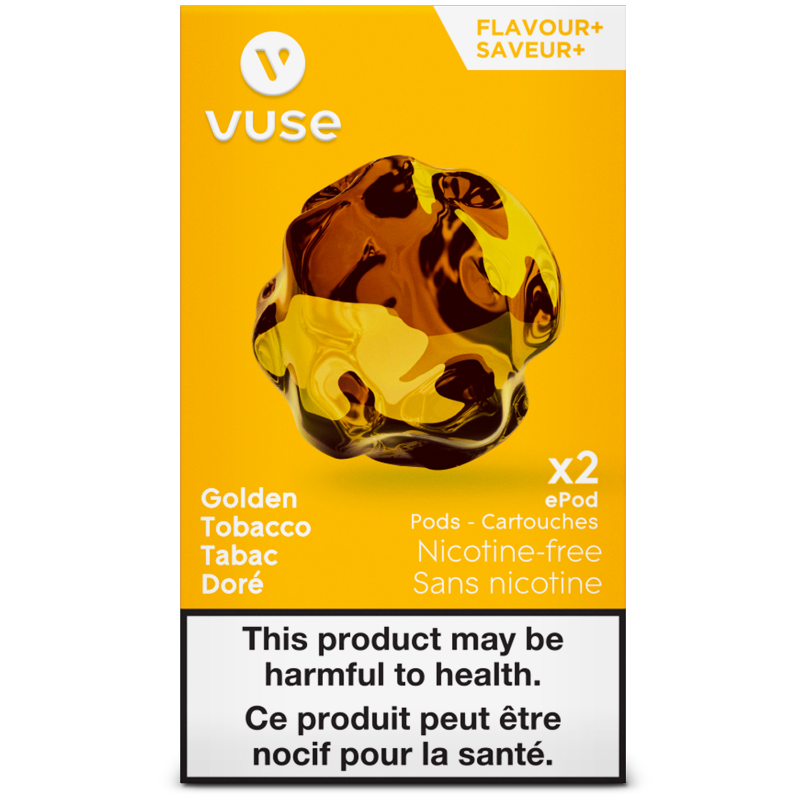 VUSE GOLDEN TOBACCO ePOD POD 0% MISTER VAPOR