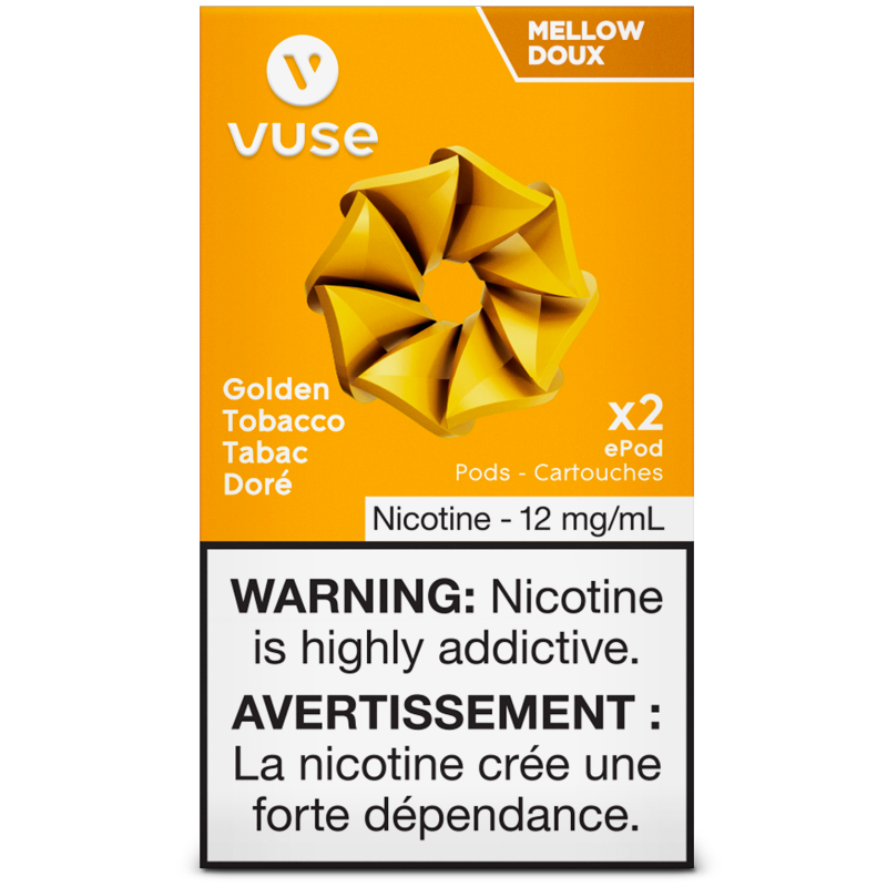 VUSE GOLDEN TOBACCO ePOD POD 12MG MISTER VAPOR